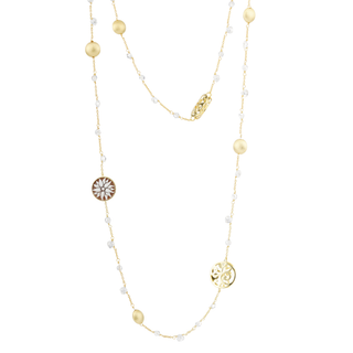 Collana Cameo Girasole Dorata
