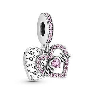 Pandora Charm pendente cuore e mamma