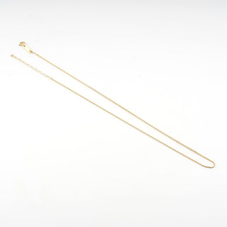 Thin Gold-Plated Silver Necklace 40+5 cm