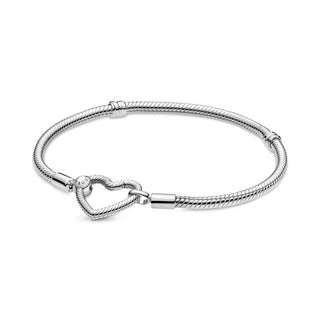 Pandora Bracciale con Chiusura a Cuore Componiibile