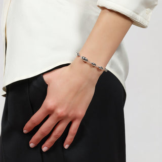 Sterling Silver Bead Bracelet