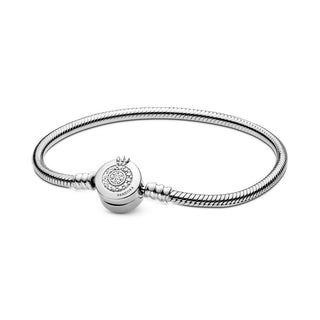 Pandora Bracciale scintillante pandora moments con maglia snake