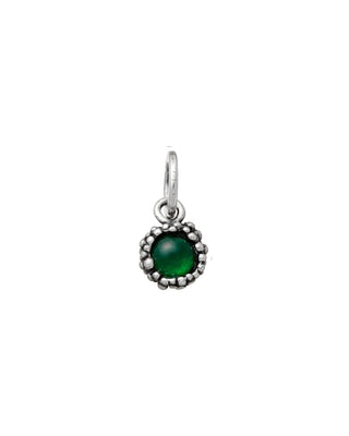 Green Onyx Charm Perlage