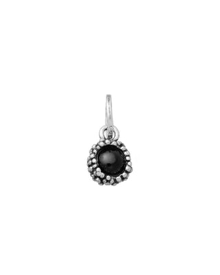 Charm black onyx perlage