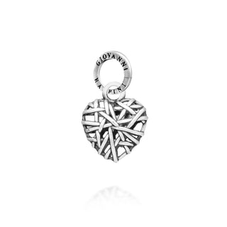 Charm Cuore Intrecciati