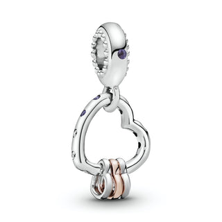 Pandora Charm pendente unione di cuori