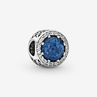 Pandora Charm blu scintillante