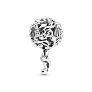 Pandora Charm note musicali openwork