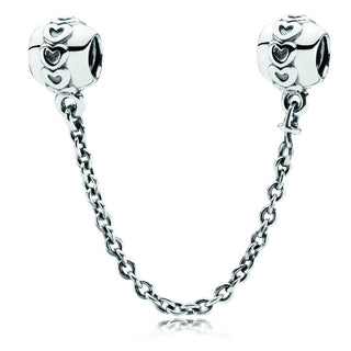 Pandora Hearts silver safety chain