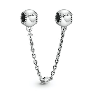 Pandora Hearts silver safety chain wit