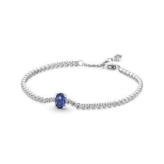 Pandora Bracciale Tennis con Pietra Blu