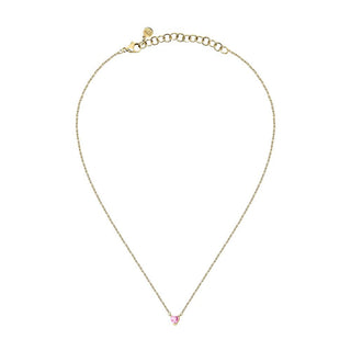 Chiara Ferragni Collana Diamond Heart Oro e Rosa 38 cm