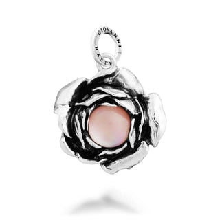 Charm Rosa Cabochon