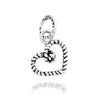 Charm Cuore Corda Piccolo