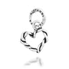 Charm Cuore Intrecci Piccolo