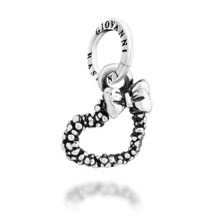 Charm Cuore Mimosa E Fiocco
