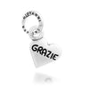 Charm Cuore "Grazie"