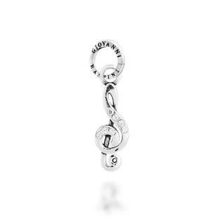Charm Chiave Di Violino Crystal