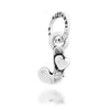 "J" Heart Charm