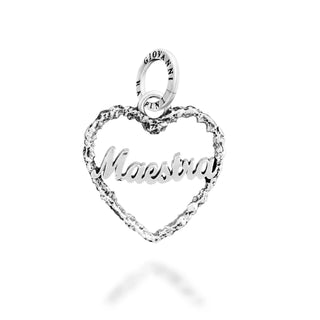 Heart Charm "Teacher"