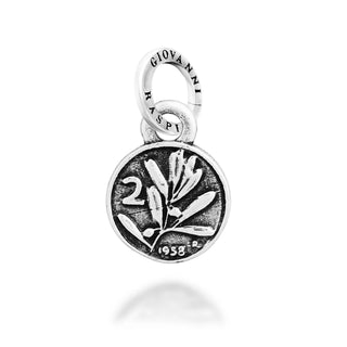 Small 2 Lire Charm