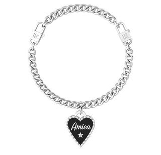 Kidult Bracciale Cuore Amica Sei Unica