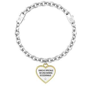 Kidult Bracciale Cuore Nonna Eccezionale