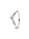 Anello Tiara con Stelle - Finitura Platino