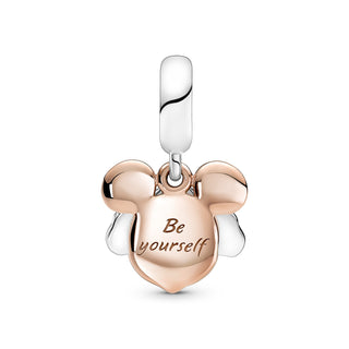 Pandora Disney, charm Pendente Mickey Mouse, "Be Yourself"