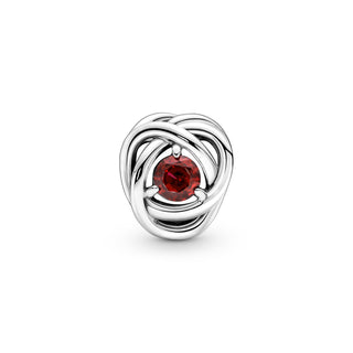 Pandora Charm Cerchio Eterno Rosso