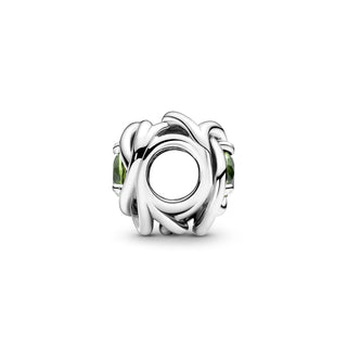 Pandora Charm Cerchio Eterno Verde