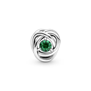 Pandora Charm Cerchio Eterno Verde Scuro