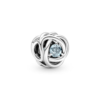 Pandora Charm Cerchio Eterno Azzurro