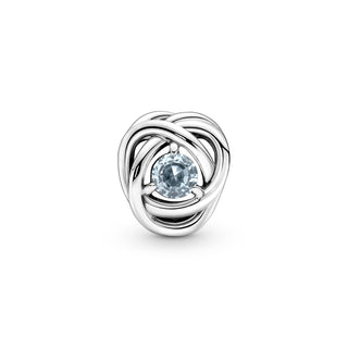 Pandora Charm Cerchio Eterno Azzurro