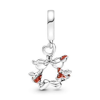 Pandora Disney, Mickey Mouse & Minnie Pendant Charm, The Kiss