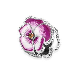 Charm Viola del pensiero Rosa