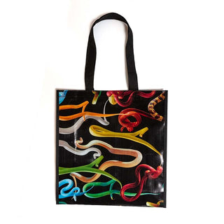 Borsa in Polipropilene "Grocery Bag Toiletpaper" 18 cm - Snakes