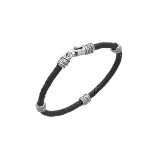 Bracciale Cuoio Fili 21 cm