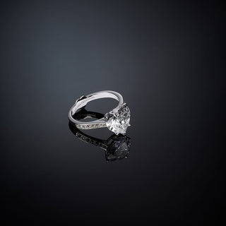 Anello First Love Argento/Bianco