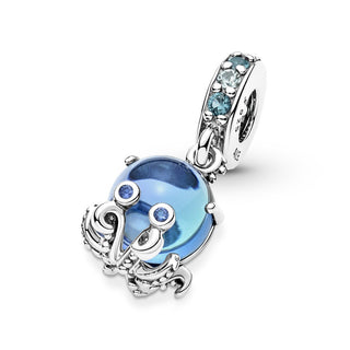 Pandora Charm Pendente Polpo Vetro di Murano