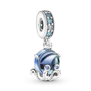 Pandora Charm Pendente Polpo Vetro di Murano