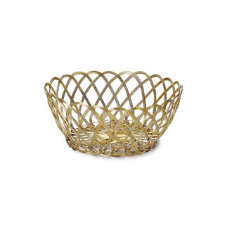 Cestino tondo intrecciato
 Filo intrecciato oro