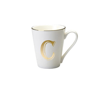 Mug
 Lettera C Decalcomania Oro