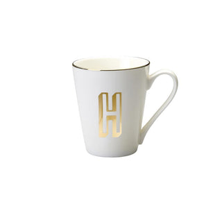 Mug
 Lettera H Decalcomania Oro