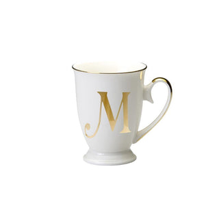 Mug
 Lettera M Decalcomania Oro