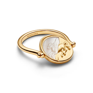 Anello Medallion Pegaso "Ex Animo" Reversibile