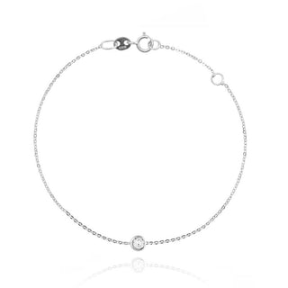 Bracciale luce zircone rotondo