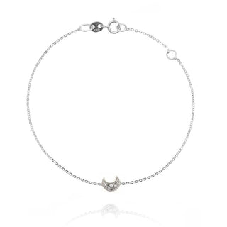 Bracciale luna e zirconi