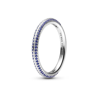 Anello Pietre Luminose Blu Pandora ME