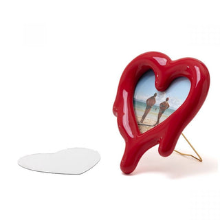 Seletti Specchio-cornice "Melted Heart"